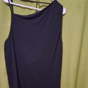 Lululemon Elegant Black One-Shoulder Dress